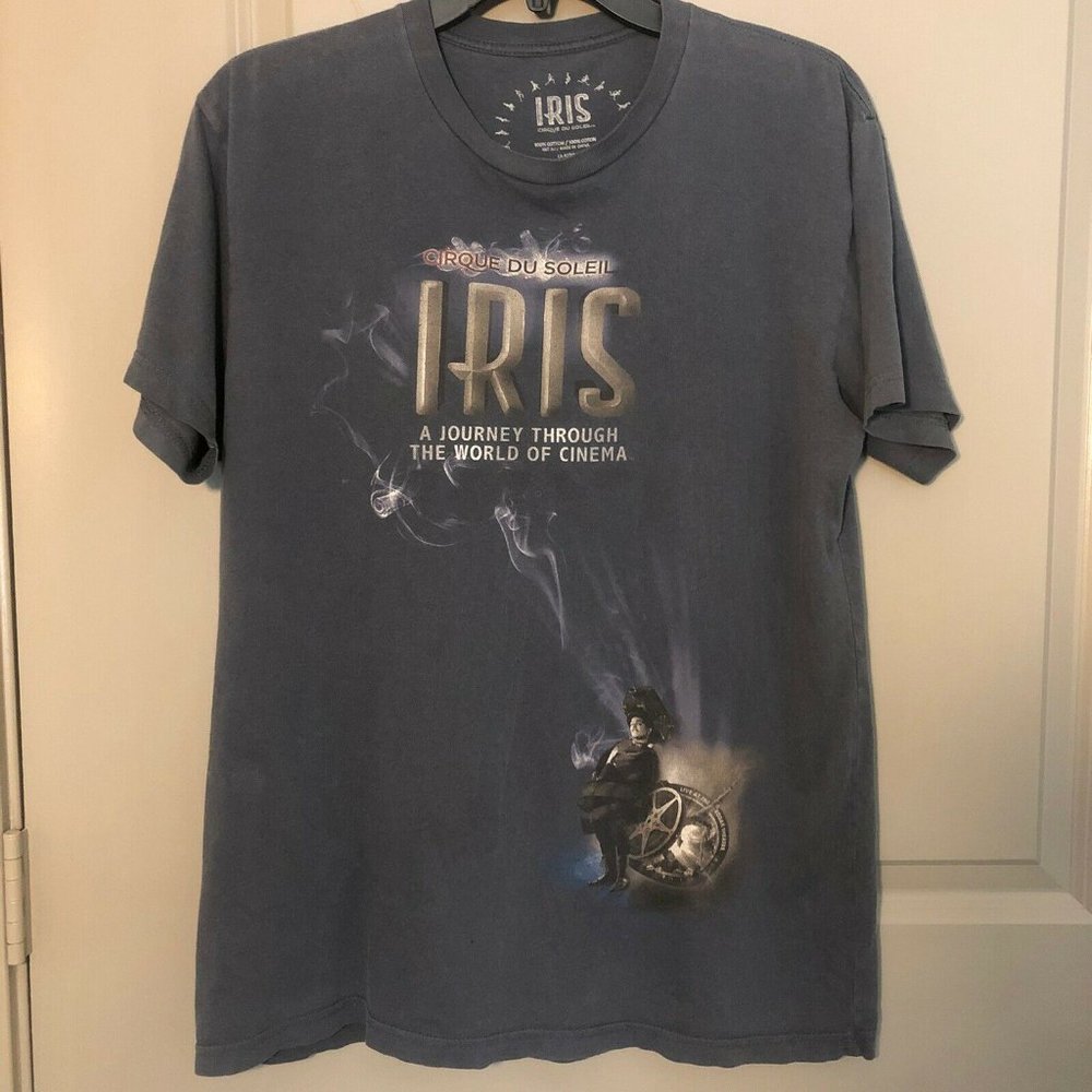 Cirque Du Soleil Men’s Blue T-Shirt Iris Live At the Kodak Theatre Size Medium